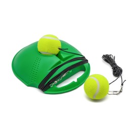 Gespann Tennis Trainer Tennis Training Equipment Sigle Solo Tennis for Tennis Training and Practice (Green)