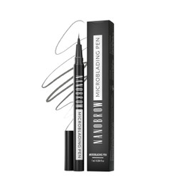 Precise Eyebrow Marker Nanobrow Microblading Pen - Emphasised, Dense and Filled Eyebrows, Ultra Thin Tip (Ash Blonde)