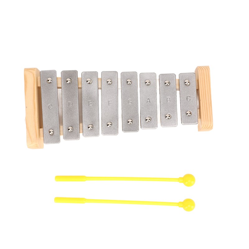 8 Notes Xylophone Educational Children Toddler Kid 8 Keys Xylophone