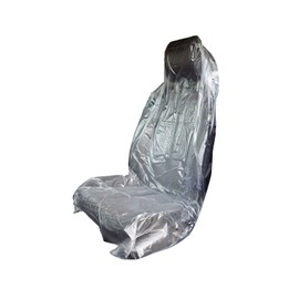 Value Plastic Car Seat Cover - Clear - Roll of 500