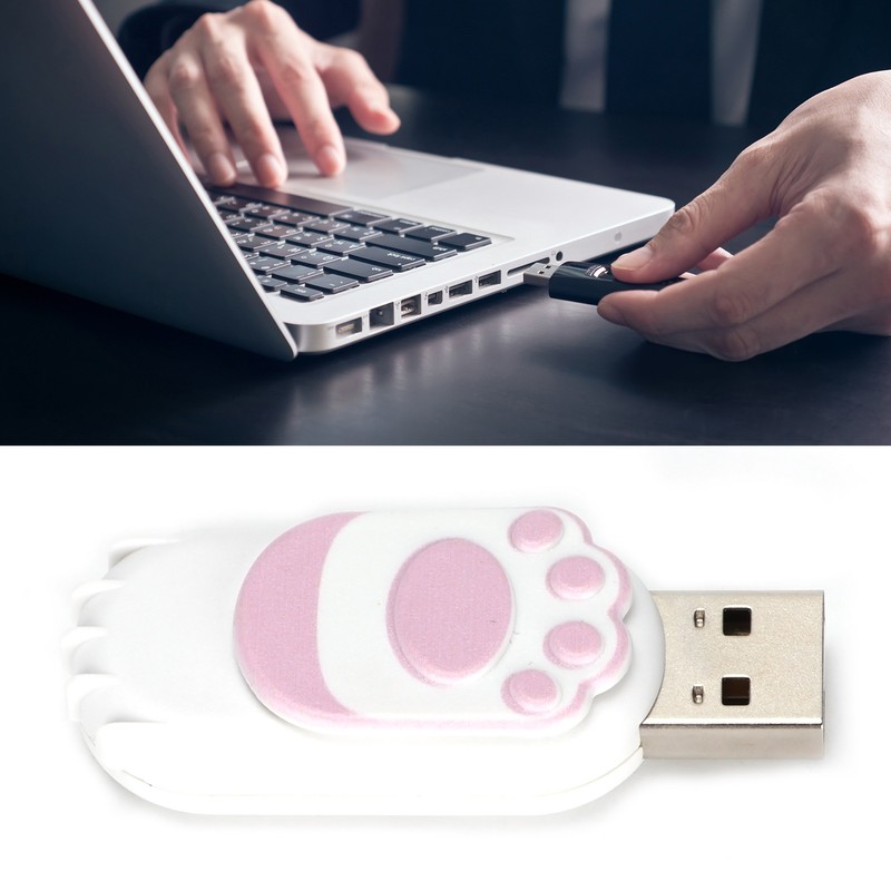 USB Flash Drive Cat Paw Shape Portable U Disk Large