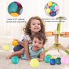 Cutiolly Tischtennisbälle,50pcs Bunte Tischtennisbälle,Training Ping Pong Bälle,Kunststoff-Tischtennis Ball,Tischtennis Ball Training,Multifunktion
