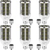 45W 6 pack LED Corn Light Bulb,400W Equivalent 5000K Commercial