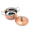 Coconut Royale Copper with Glass Lid Handi/Cookware Set (Stainless Steel,