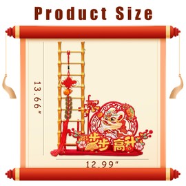 2026 Year of The Horse Chinese New Year Desktop Ornament Lucky Figurine for Lunar New Year Creative Home & Office Decoration Spring Festival Decor