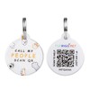 Furrigo Cat QR Code Name Tag Pet Id Tag, ‎0.98''