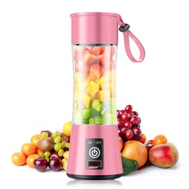 Cordless Personal Size Portable Blender - 380Ml Blender Smoothies and Shakes, BPA Free Traveling Juice Cup with Powerful Blending, Freshly Squeezed in Sports/Travel/Home