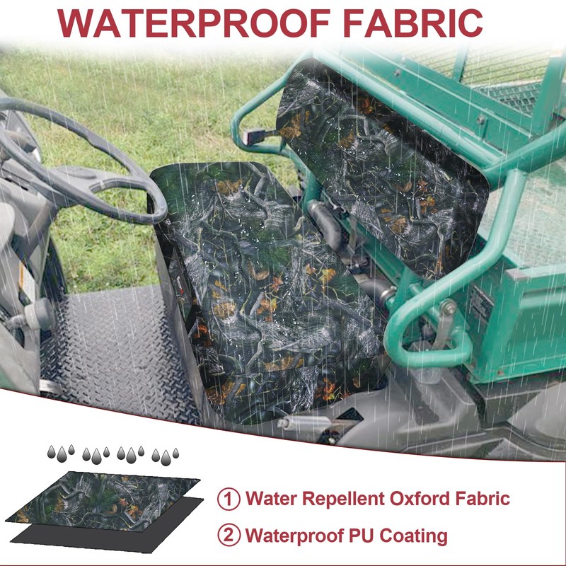 StarknightMT Mule Bench Seat Cover Compatible with Kawasaki Mule 600/610