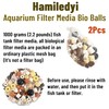 Hamiledyi Aquarium Filter Media 12 in 1 Bio Balls Ceramic
