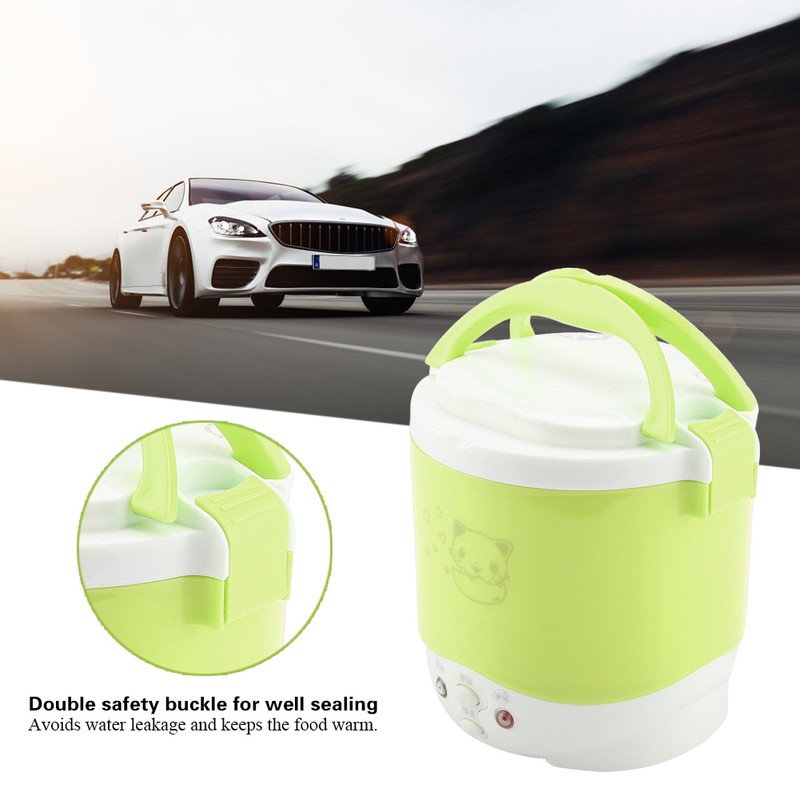 12V 100W 1L Electric Portable Multifunctional Rice Cooker Food Steamer