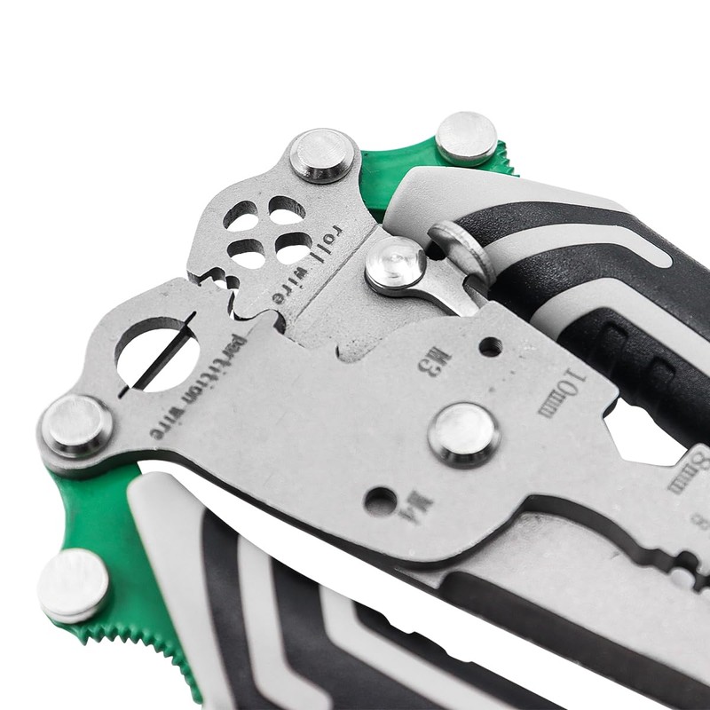 Nicear Multifunctional Wire Strippers Crimper 18 In 1 Foldable Wire