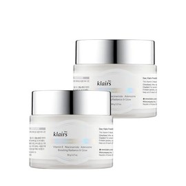 Clairs Nakugen Freshly Juiced Vitamin E Mask, 3.4 fl oz (90 ml), Set of 2, Cream, Korean Cosmetics, Skin Care, Moisturizing, Vegan, Pores, Face, Night Care Cream, Large Capacity, Gift, Present
