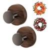 Linwnil Suction Cup Wreath Hanger，Suction Cup Hooks Hanging 15 Lbs，Waterproof