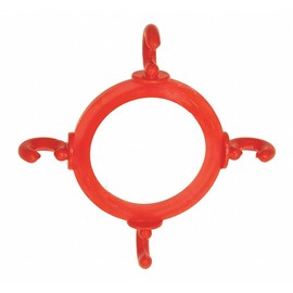 Cone Chain Connector, Gloss, Orange, PK6