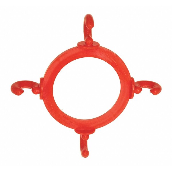 Cone Chain Connector, Gloss, Orange, PK6