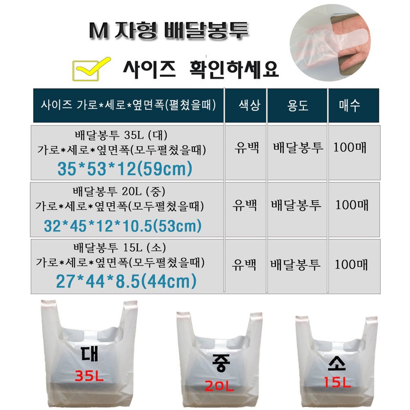 Lalatish handle bag No. 2 ~ No. 8 (black/blue milk