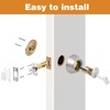 Probrico 3 Pack Satin Nickel Single Cylinder Deadbolt Lock Set,