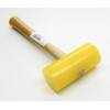 PLASTIC MALLET 1-1/2 x 3-1/2 YELLOW NON MARRING 6oz LEATHER