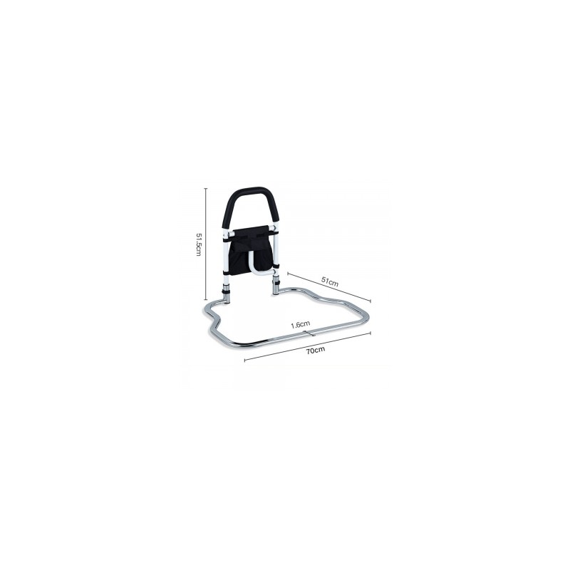 Raising auxiliary handle for bed E-2
