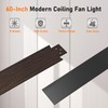 LOFIKEDI Ceiling Fan with Light, 60 Inch Ceiling Fan with