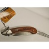 Man-Law Foldable BBQ Fork Rosewood Handle NEW MAN-FT1-F