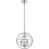 Living District Wallace 3 Light Chrome Pendant