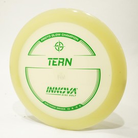 Innova Proto Glow Champion Tern Disc Golf Distance Driver, Glows in The Dark, Pick Color/Weight [Stamp & Exact Color May Vary] White (Milky, clearish) 167-169 Grams