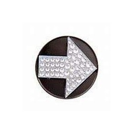 Bonjoc Arrow Crystal Golf Ball Marker with Magnetic Hat Clip