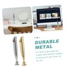 OHPHCALL 2pcs Metal Pen Rest Stfor Office Stylish Quill Pen