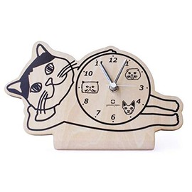 Yamato Kogei Stand Clock British Short Hair CATS- YK19-104 Approx. W22.5 D9.5 H13