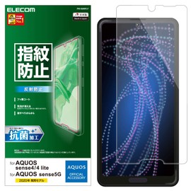 Elecom PM-S205FLF AQUOS Sense4/AQUOS Sense4 Lite Film [Fingerprint Resistant] Anti-Reflective