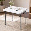 34“Square Card Table, Portable Folding Game Table for Parties &