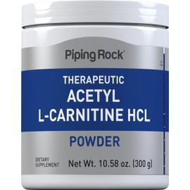 Piping Rock Piping Rock Acetyl L-Carnitine HCL Powder | 100mg | Non-GMO, Gluten Free Supplement