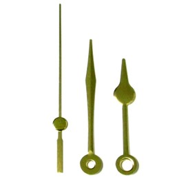 New Replacement Quartz Gold Metal Clock Hands For Clock Movement Mechanism Press Fit For Hand Holes 3.6mm & 5.5mm (73mm Gold)