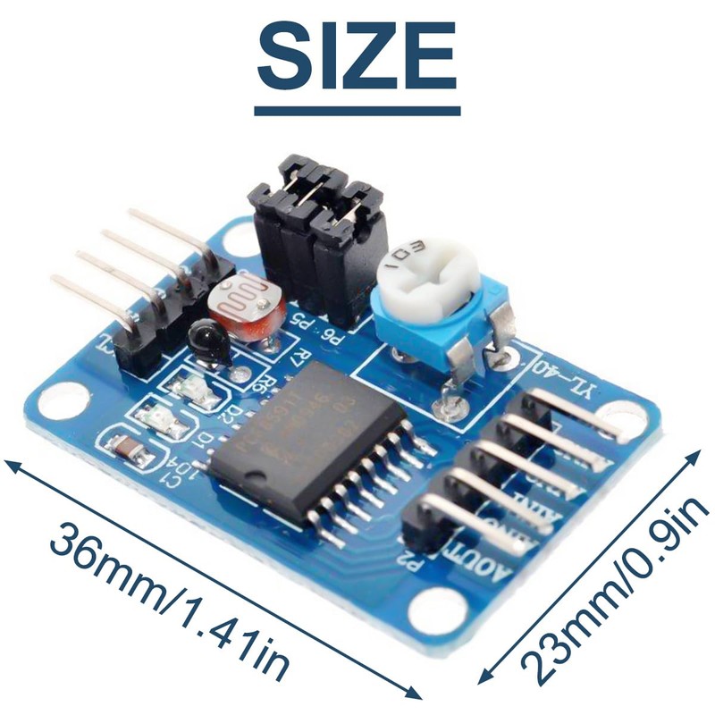 DAOKAI AD/DA Converter Module, PCF8591 Analog to Digital/Digital to Analog