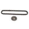428 17T 17mm Sprocket 428 Drive Chain 60 Links Kit