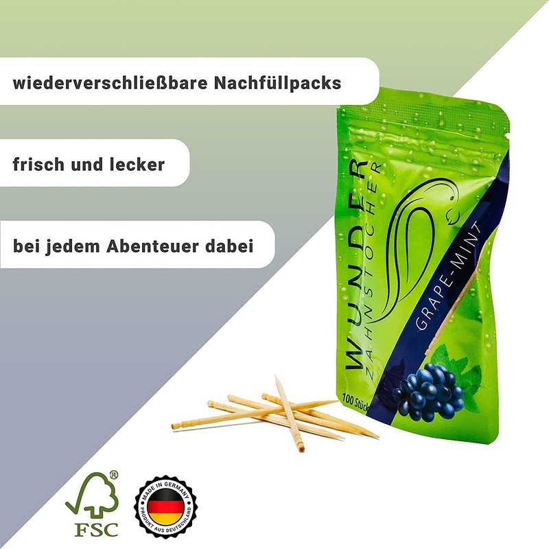 Wonder Toothpick Dispenser - Dispenser with Easy-Lift Function - Toothpick