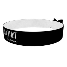 I saw that - Karma - Stoffarmband aus Satin - Witzige Sprüche - Freundschaftsarmband - Geschenkidee für Frauen - Modisches Armband - Handmade Armband - Unisex-Armband - Glücksarmband