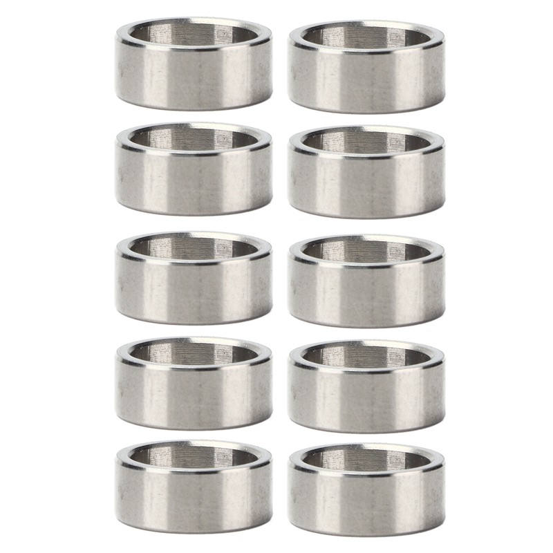 10Pcs Washer Spacer 15mm OD 12mm ID Stainless Steel Hardware