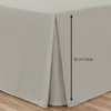 Bronwen Mathew Box Pleated Base Valance Sheet Single Bed Skirt