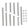 Operitacx 50 Sets Screw Posts Binding Screws for Scrapbook Leather