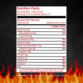 Slide Ridge Hot Honey 12 oz | Crafted with Raw, Natural & Unfiltered Honey | Hot Heat | 4 Pack