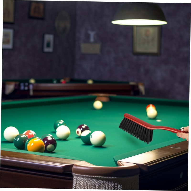 Outanaya Convenient Pool Table Brush Snooker Table Cleaning Brush Pool