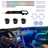 Interior Car LCD Ambient Lighting/Air Vent/Four Door Light Strips for