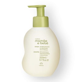 NATURA - Mamae e Bebe Gentle Shampoo - Baby Care - Gentle Cleanser - Dermatologically Tested - Approved by Paediatricians - 100% Vegan - Cruelty Free - 200ml