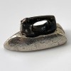Unbranded dollhouse miniature clothes iron 1950s 1960s style painted die