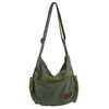 Large Canvas Messenger Bag with Multiple Pockets for Men and