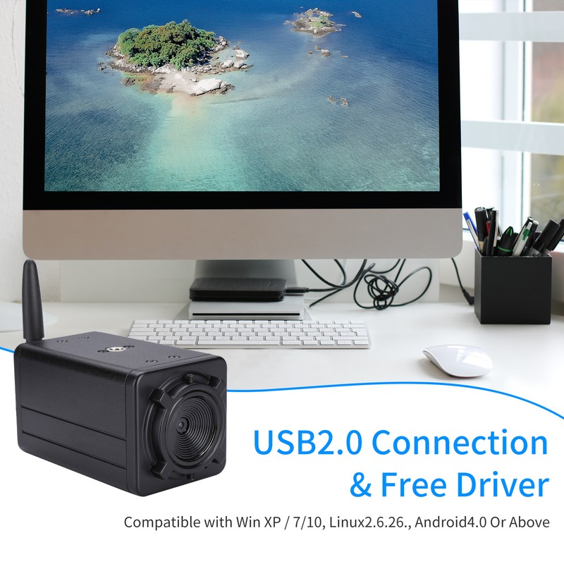 4K HD Camera Computer Camera USB Webcam CMOS IMX415 Image