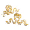 Fantasy Golden Snake Hair Clips,Acetate Hair Clips,Big Claw Clips for