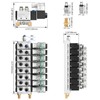 Baomain 8 Station Solenoid Valve Manifold, 24V DC 5 Way